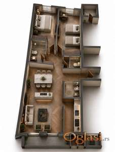Na prodaju ekskluzivan stan u izgradnji, površine 95 m², s